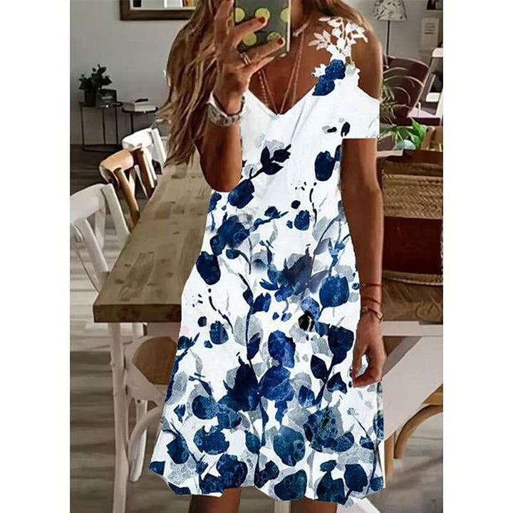 Levoire | Robe Au Design Élégant Bleu Profond