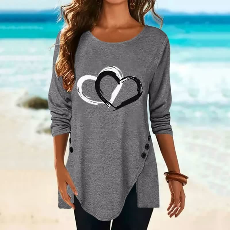 Levoire | Chemise Confortable Et Oversize Pour Femmes Gris
