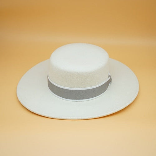 Levoire | Noeud Chapeau En Laine Blanc
