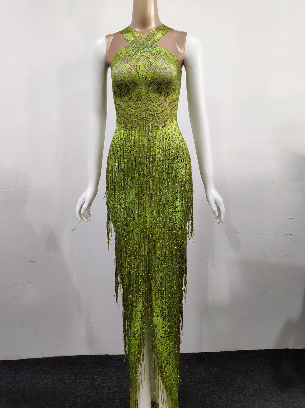 Levoire | Robe Skinny À Franges Pour Soirée Prom