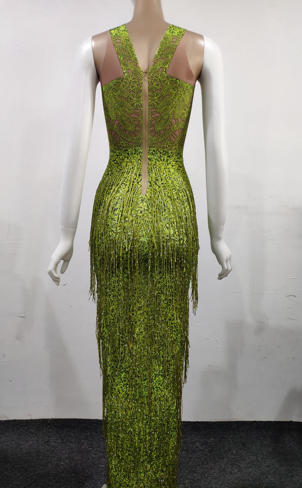 Levoire | Robe Skinny À Franges Pour Soirée Prom