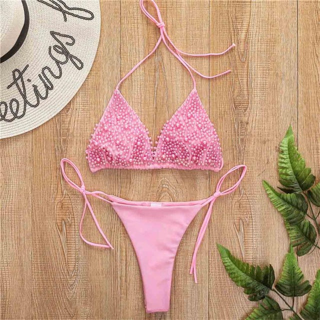Levoire | Haut Mini Bikini Maillot De Bain Rosa