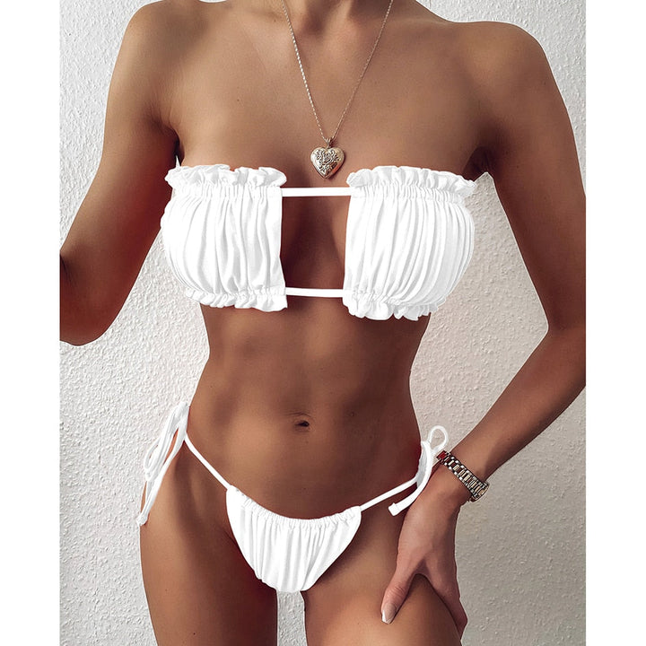 Levoire | Maillot De Bain Bandeau Plissé