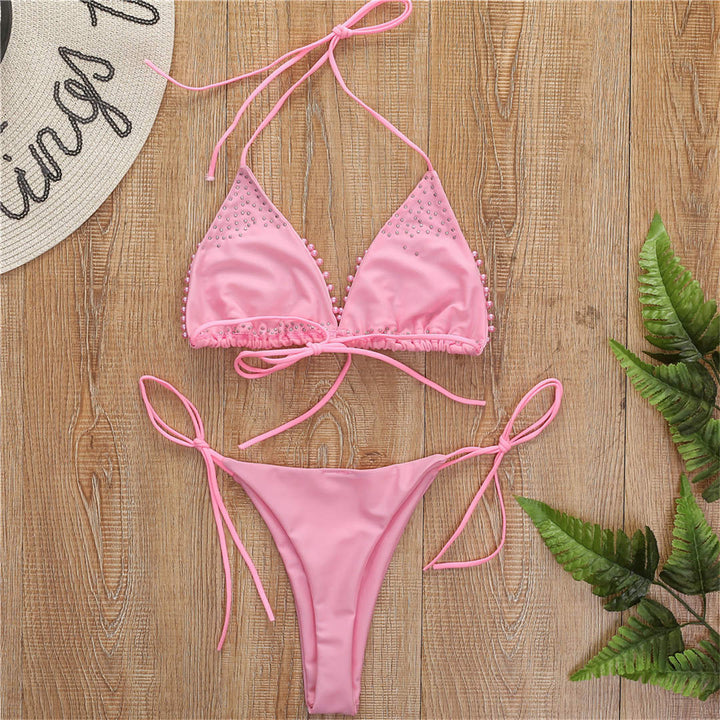 Levoire | Maillot De Bain Mini Bikini Halter Pour Un Look De Plage Stylé