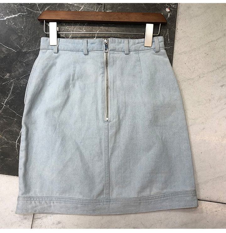 Levoire | Jupe En Denim Rétro D'Automne