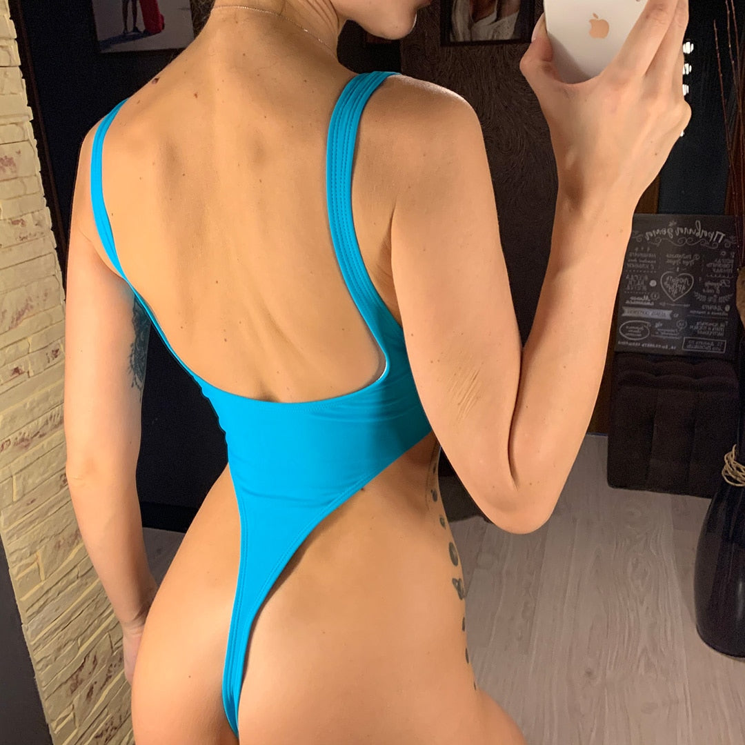 Levoire | Maillot De Bain Une Pièce En Pufaux Cuir Brillant
