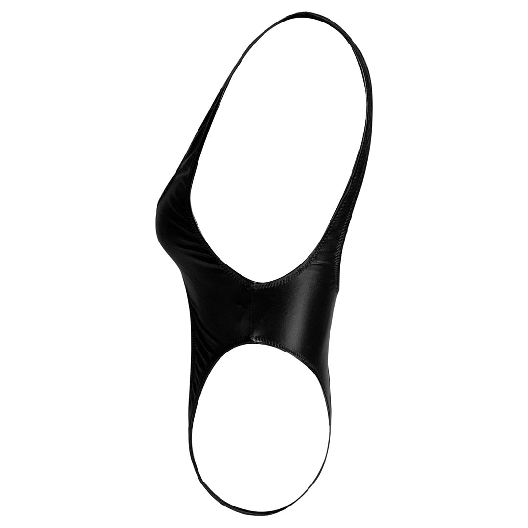 Levoire | Maillot De Bain Une Pièce En Pufaux Cuir Brillant