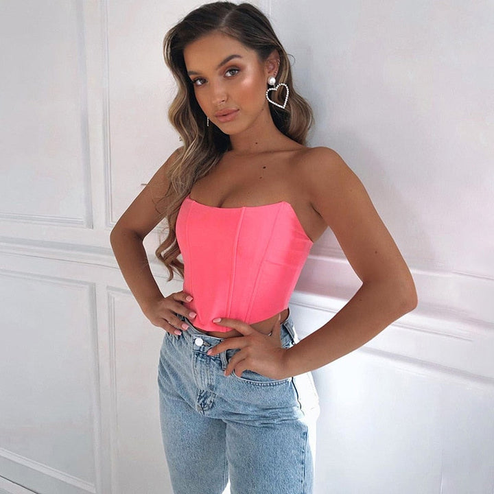 Levoire | Mode En Velours Sexy Corsets Crop Top Pour Un Look Séduisant