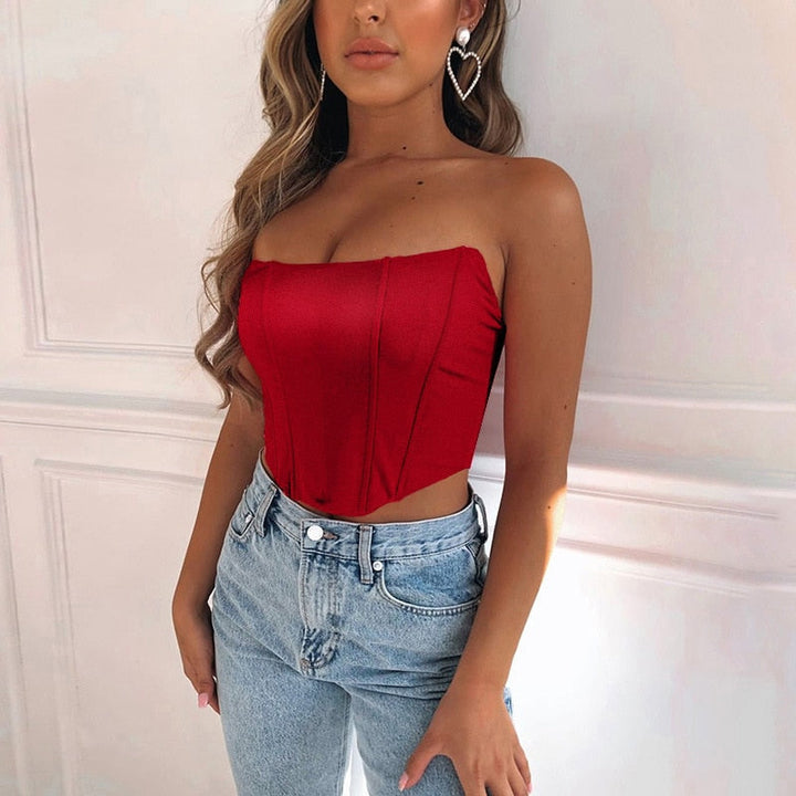 Levoire | Mode En Velours Sexy Corsets Crop Top Pour Un Look Séduisant