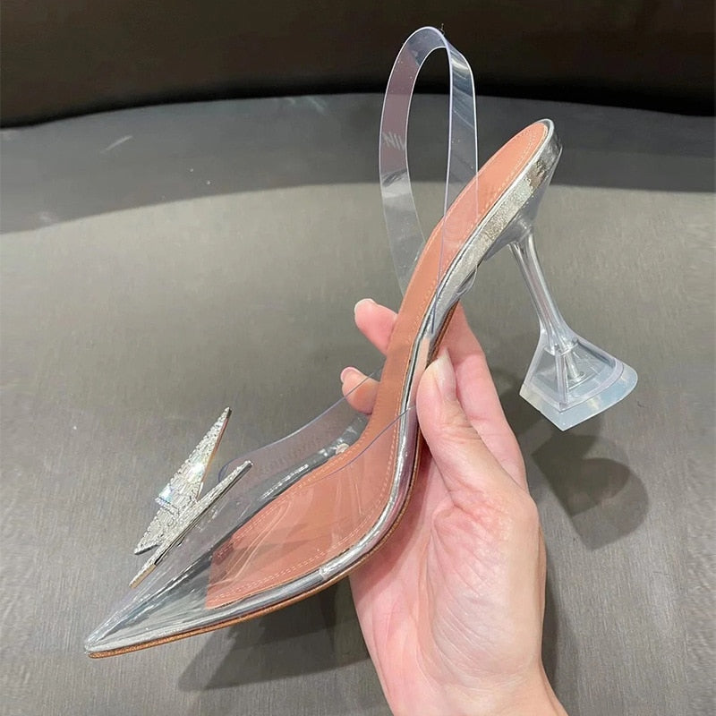 Levoire | Nouvelles Sandales Transparentes À Talons Aiguilles
