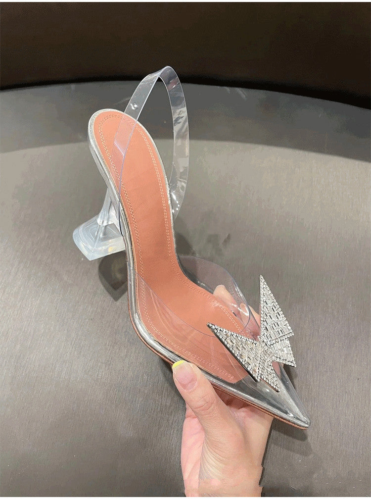 Levoire | Nouvelles Sandales Transparentes À Talons Aiguilles