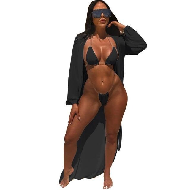 Levoire | 3 Couleurs Ensemble De Plage Sexy 3 Pièces