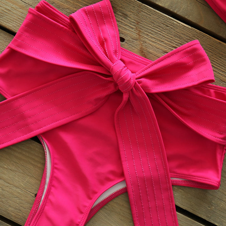 Levoire | Push-Up Soutien-Gorge Rembourré Volants Bandage Ensemble De Bikini