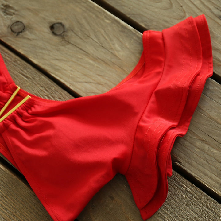 Levoire | Push-Up Soutien-Gorge Rembourré Volants Bandage Ensemble De Bikini