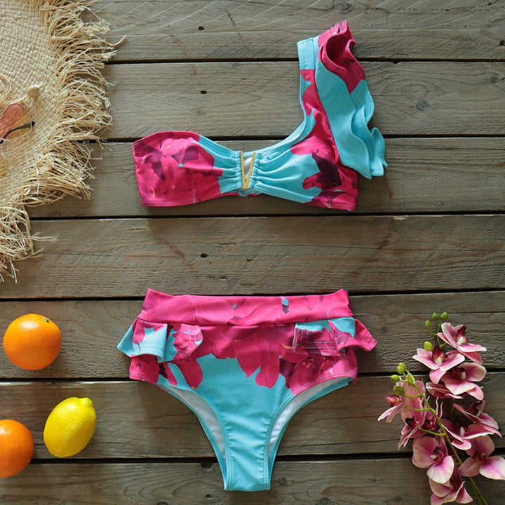 Levoire | Push-Up Soutien-Gorge Rembourré Volants Bandage Ensemble De Bikini