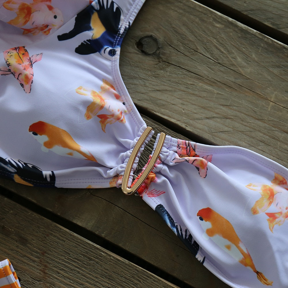 Levoire | Push-Up Soutien-Gorge Rembourré Volants Bandage Ensemble De Bikini