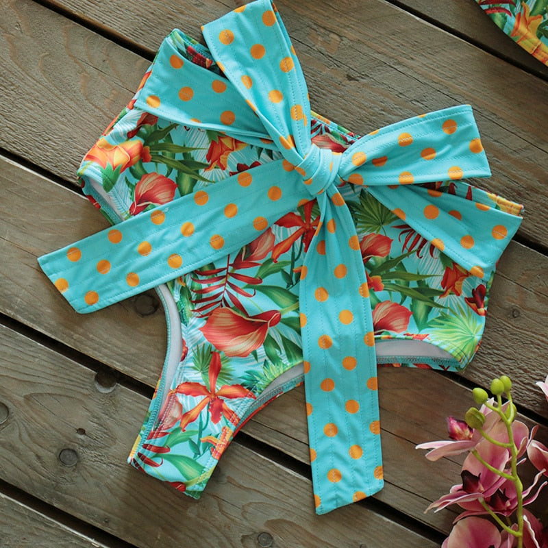 Levoire | Push-Up Soutien-Gorge Rembourré Volants Bandage Ensemble De Bikini