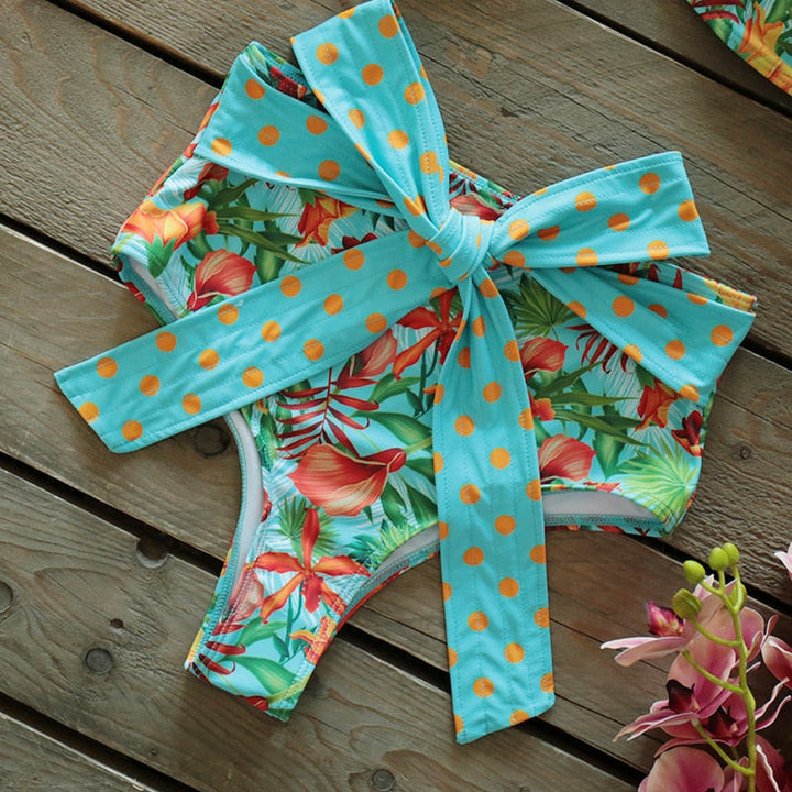 Levoire | Push-Up Soutien-Gorge Rembourré Volants Bandage Ensemble De Bikini