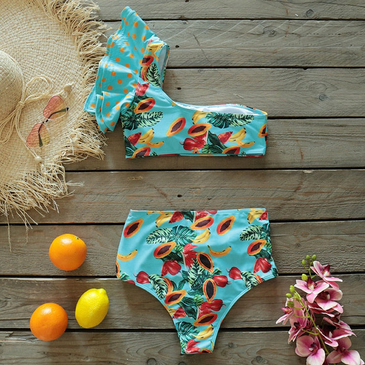 Levoire | Push-Up Soutien-Gorge Rembourré Volants Bandage Ensemble De Bikini