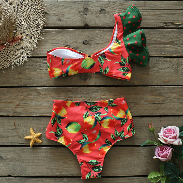 Levoire | Push-Up Soutien-Gorge Rembourré Volants Bandage Ensemble De Bikini