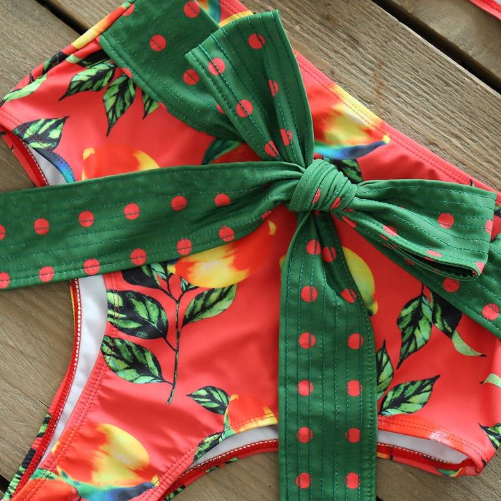 Levoire | Push-Up Soutien-Gorge Rembourré Volants Bandage Ensemble De Bikini