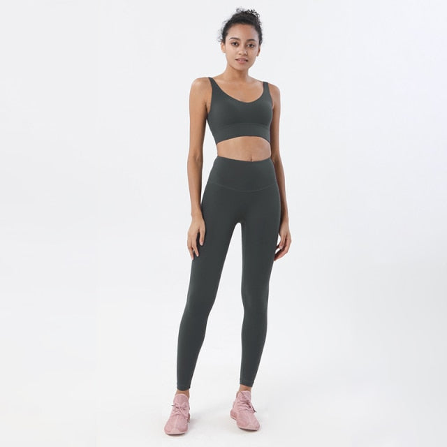 Levoire | Ensemble De Sport Yoga Gris foncé