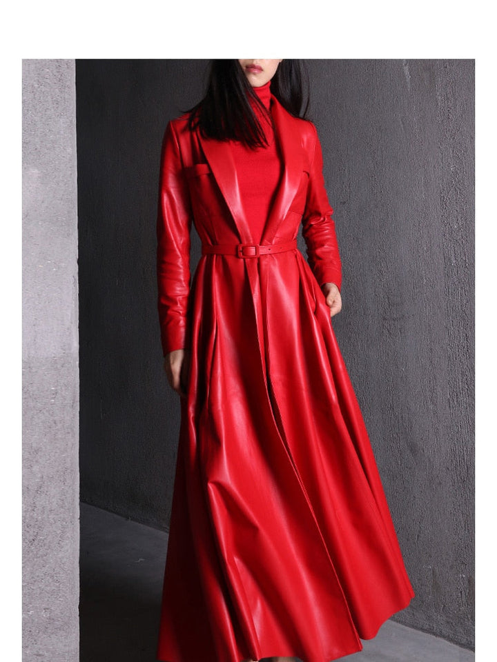 Levoire | Maxi Trench En Cuir