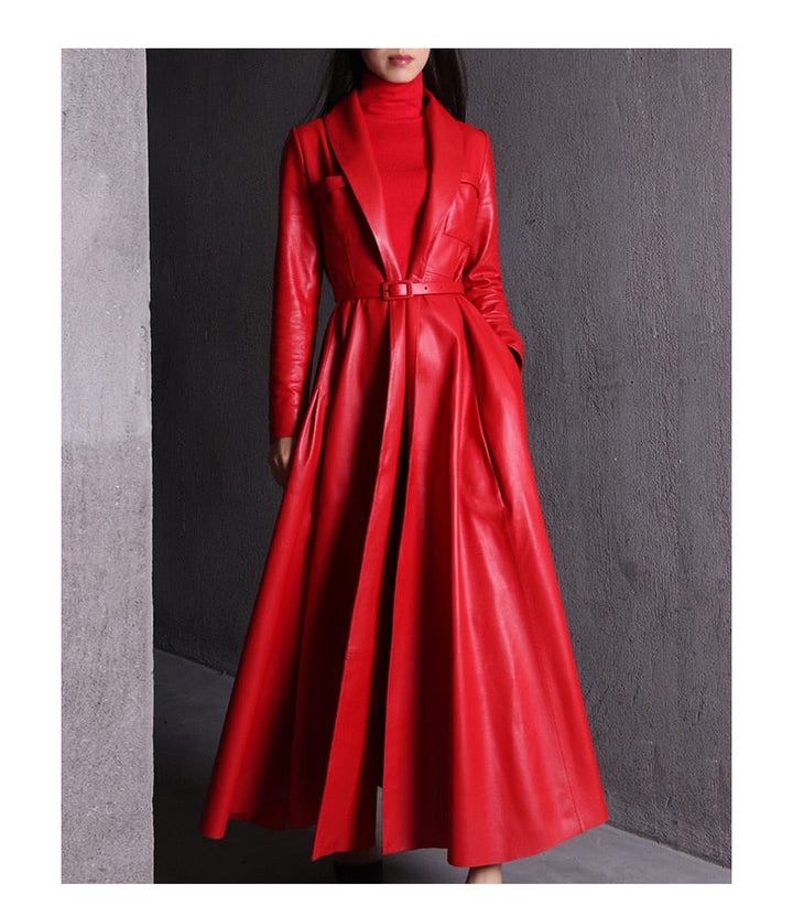 Levoire | Maxi Trench En Cuir