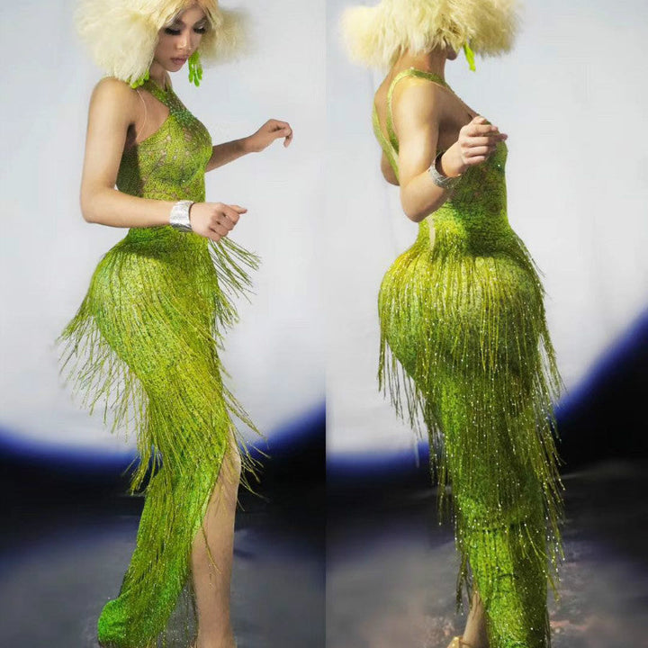 Levoire | Robe Skinny À Franges Pour Soirée Prom