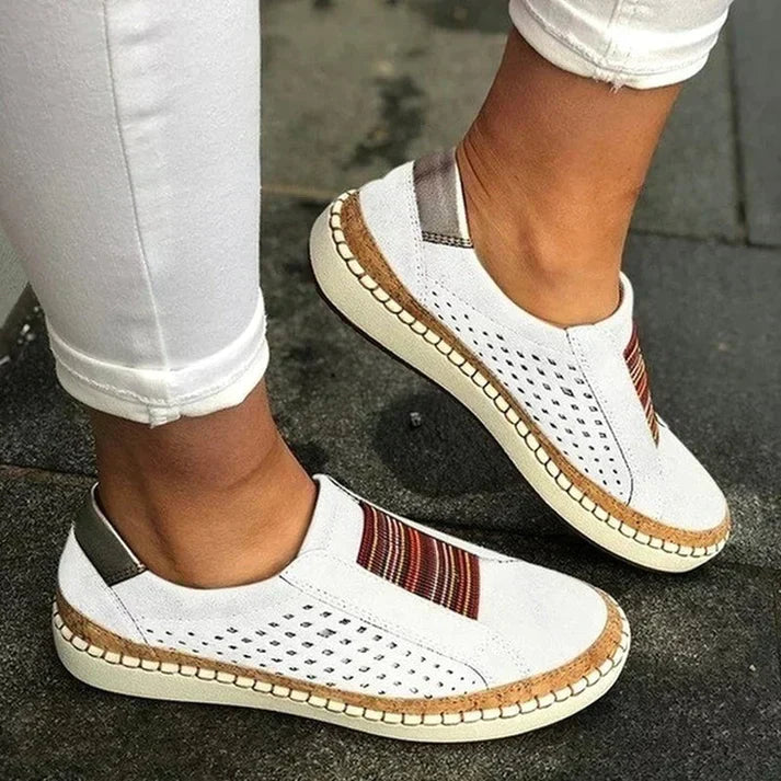 Levoire | Chaussures De Loisirs Orthodoxes Pour Femmes Blanc