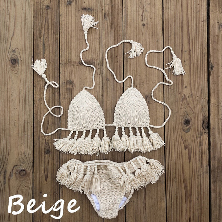 Levoire | Ensemble De Bikini En Crochet Fait Main