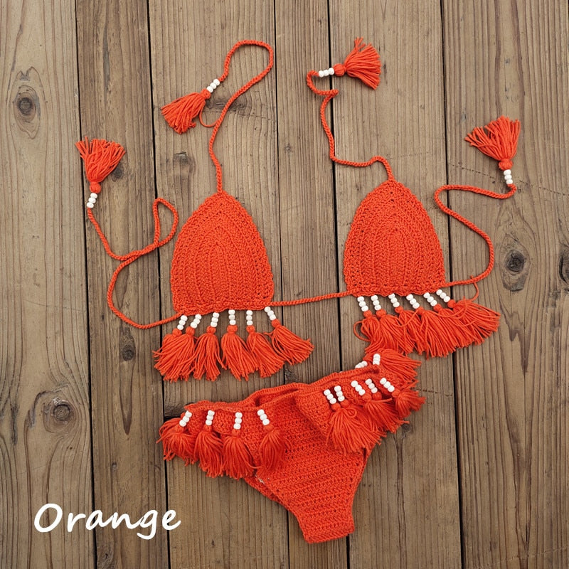Levoire | Ensemble De Bikini En Crochet Fait Main