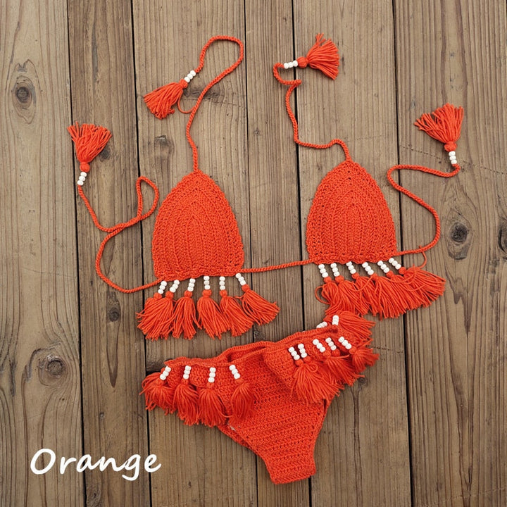 Levoire | Ensemble De Bikini En Crochet Fait Main