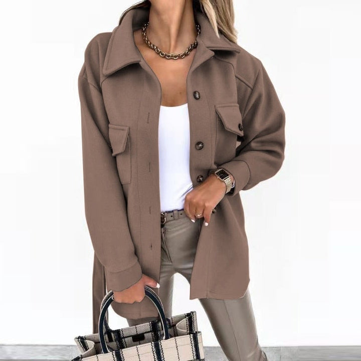 Levoire | Chemise Blazer Tendance Café