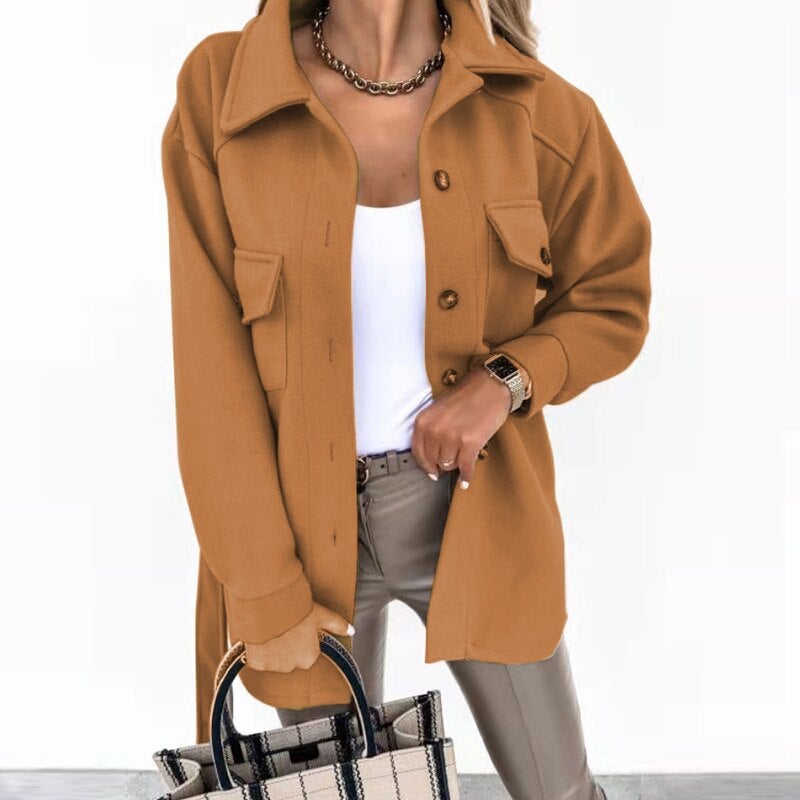 Levoire | Chemise Blazer Tendance Braun