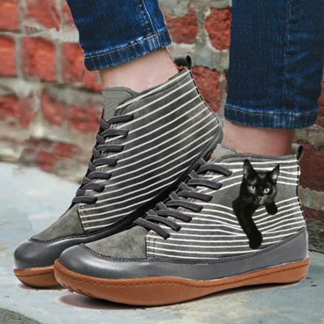 Levoire | Sneaker Amusant Avec Motif De Baiser Pour Femmes Gris