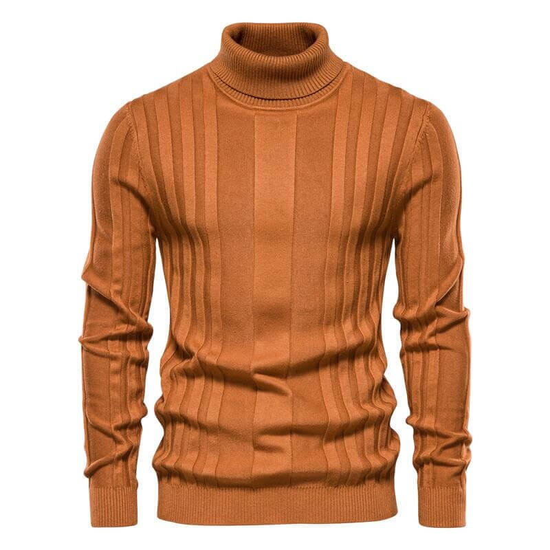 Levoire | Pull à col montant rayé Braun