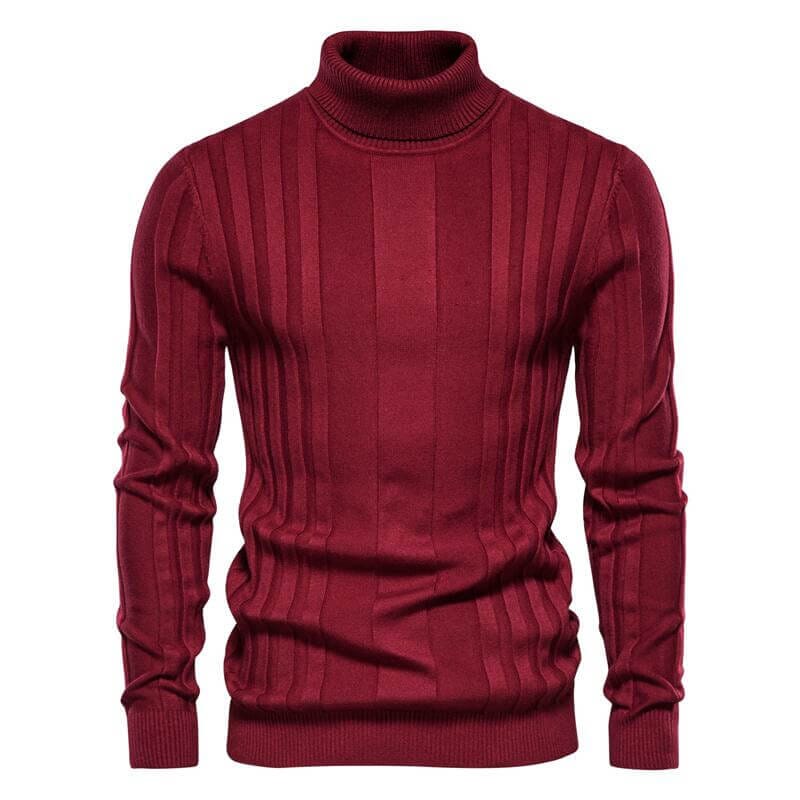 Levoire | Pull à col montant rayé Rot