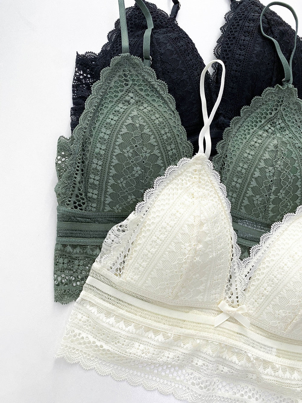 Levoire | Soutien-Gorge En Dentelle Dos Nu Triangulaire