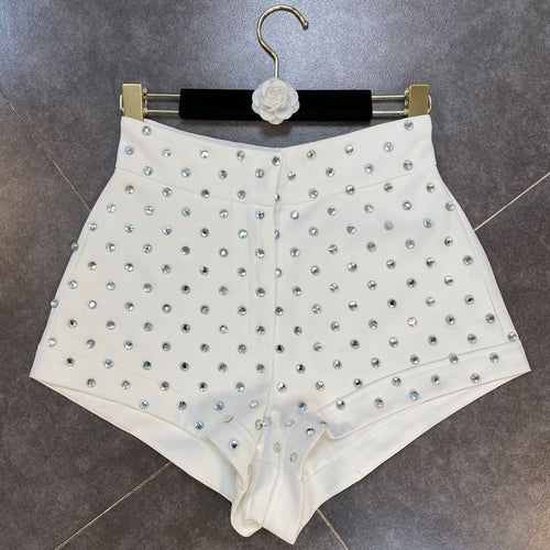 Levoire | Short En Diamants Taille Haute