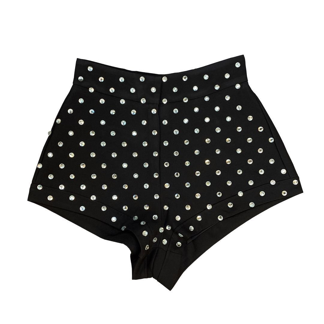 Levoire | Short En Diamants Taille Haute