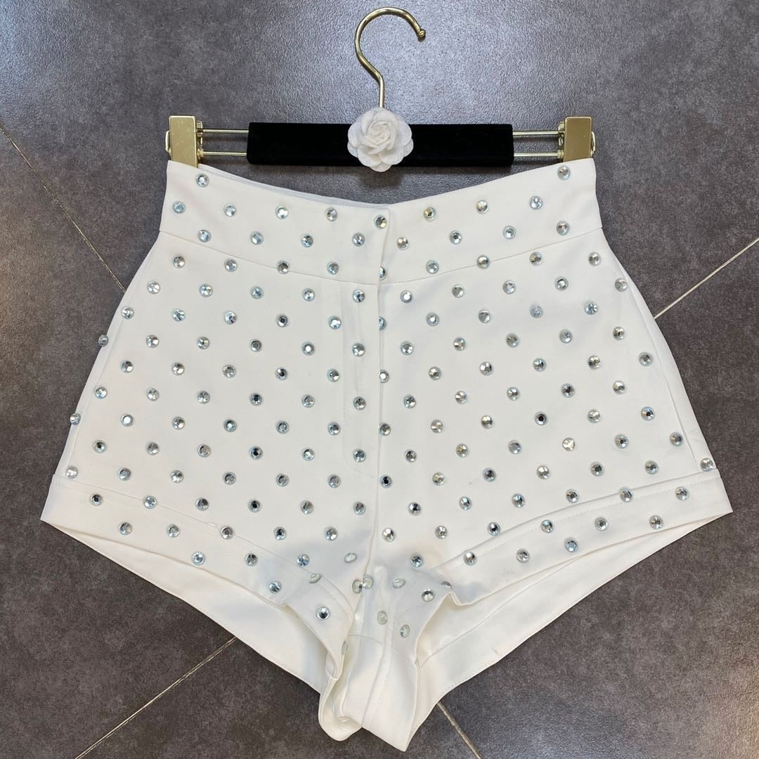 Levoire | Short En Diamants Taille Haute