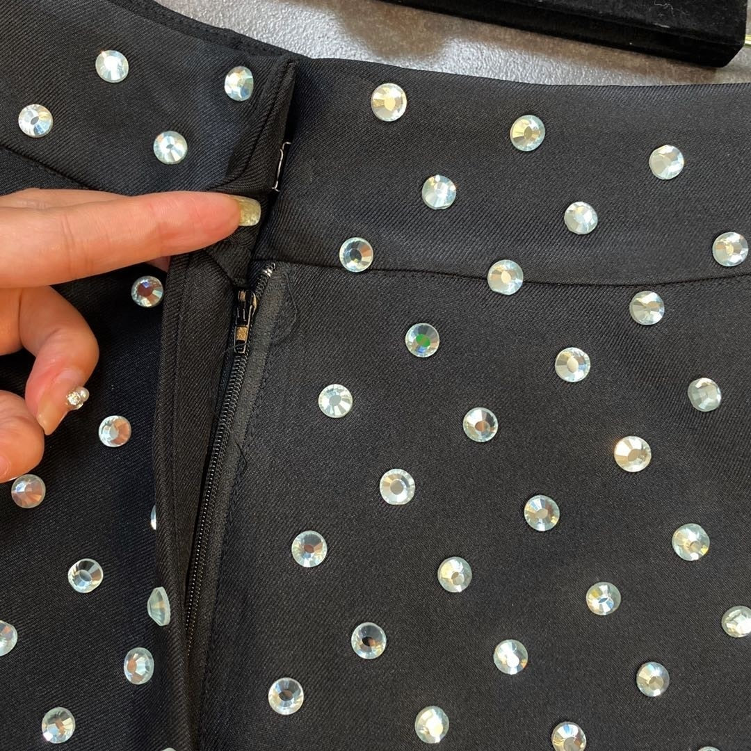 Levoire | Short En Diamants Taille Haute