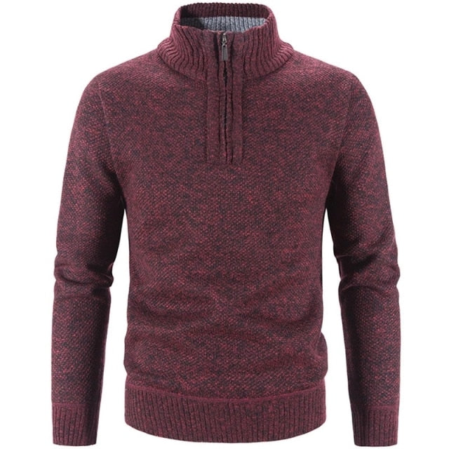Levoire | Pull Classique Col Montant Maronit