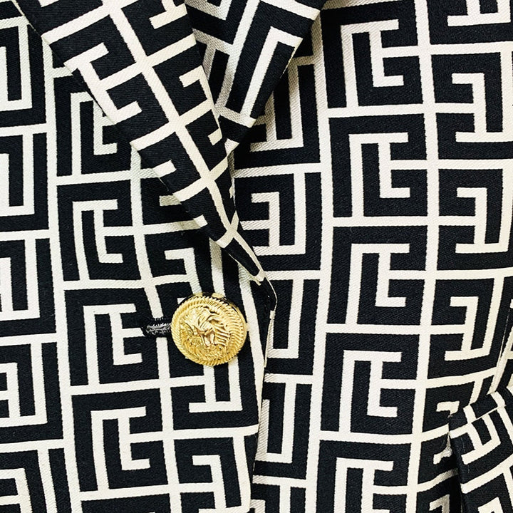 Levoire | Blazer En Jacquard À Bouton Unique
