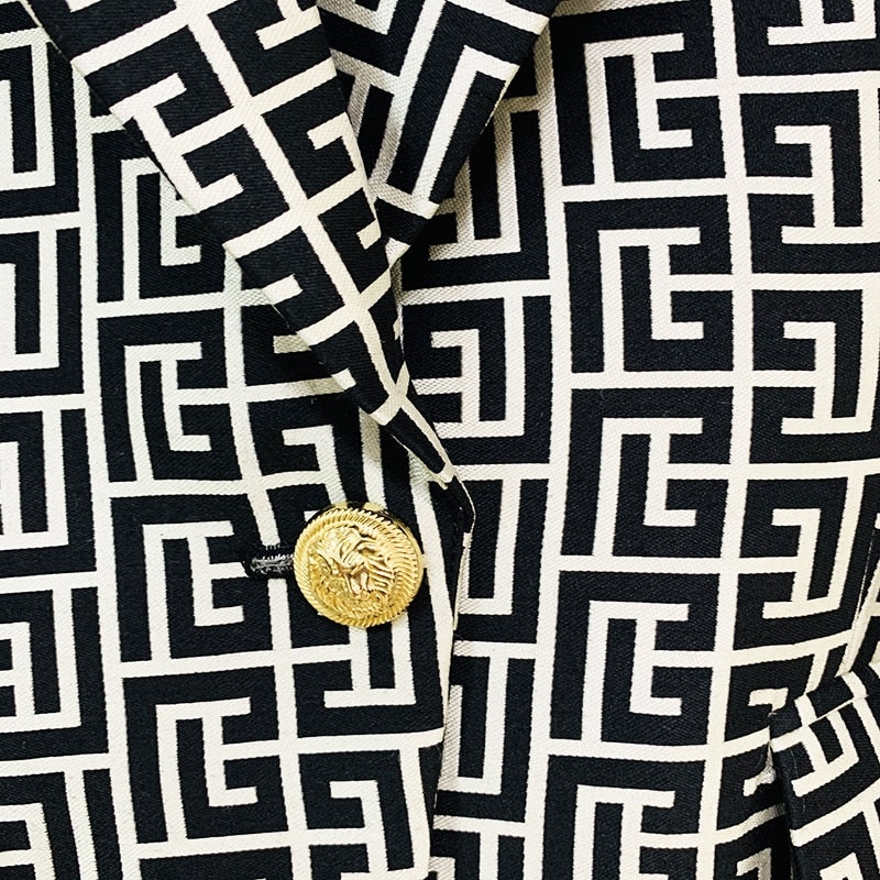 Levoire | Blazer En Jacquard À Bouton Unique