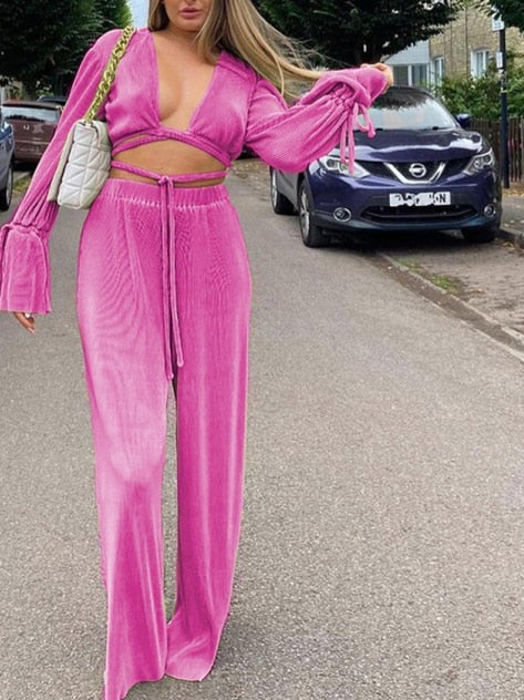 Levoire | Détendu Loose Bandage Rosa Chine