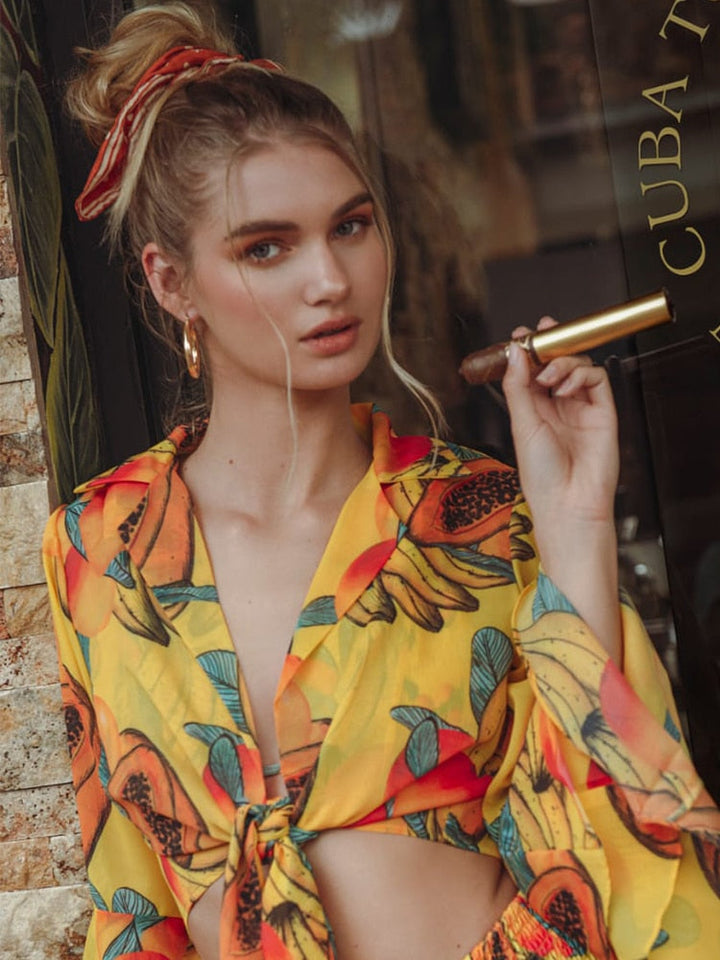 Levoire | Bikini Taille Haute Imprimé
