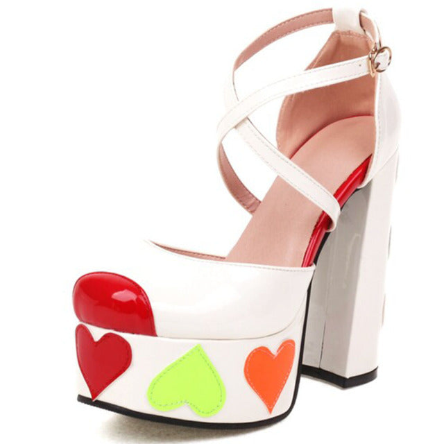 Levoire | Marry Janes Pompes Style blanc 5