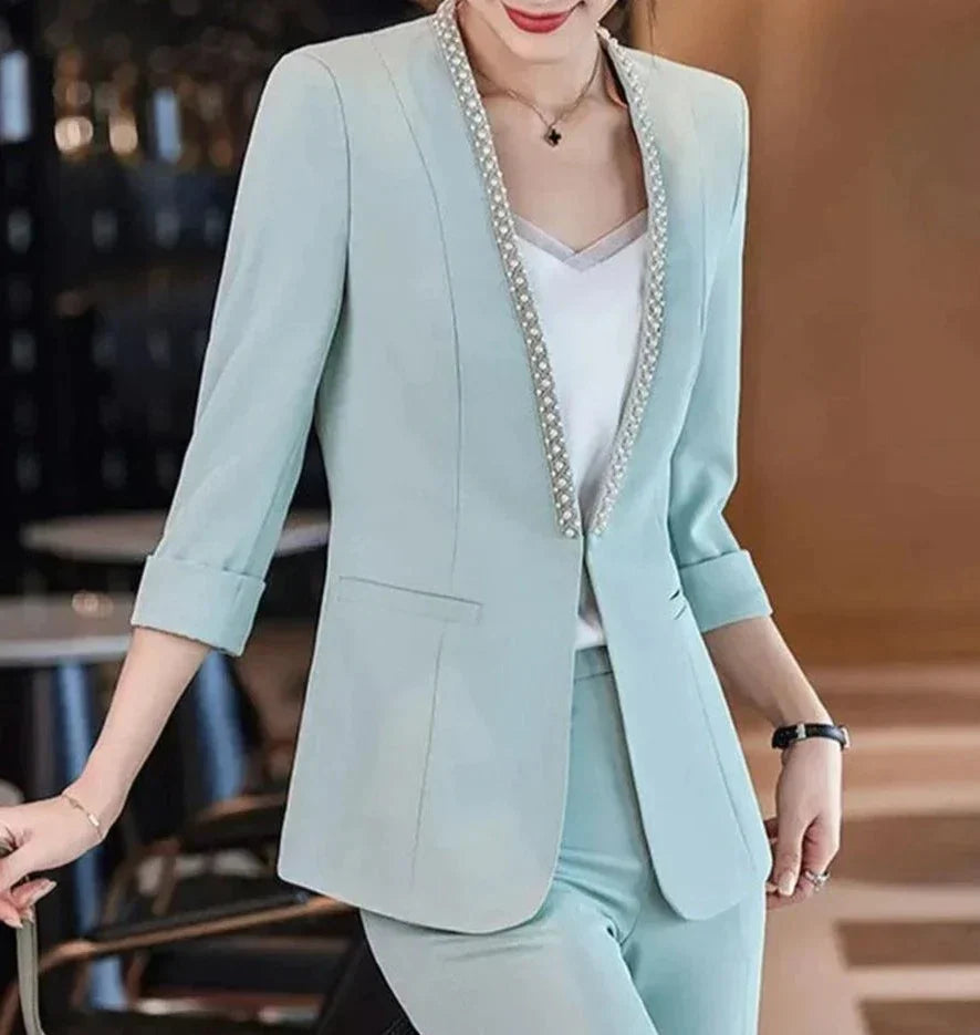Levoire | Blazer Décontracté À Manches Mi-Longues